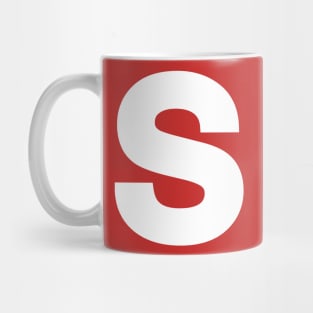 Lowercase Letter S - Fun Halloween Costume Mug